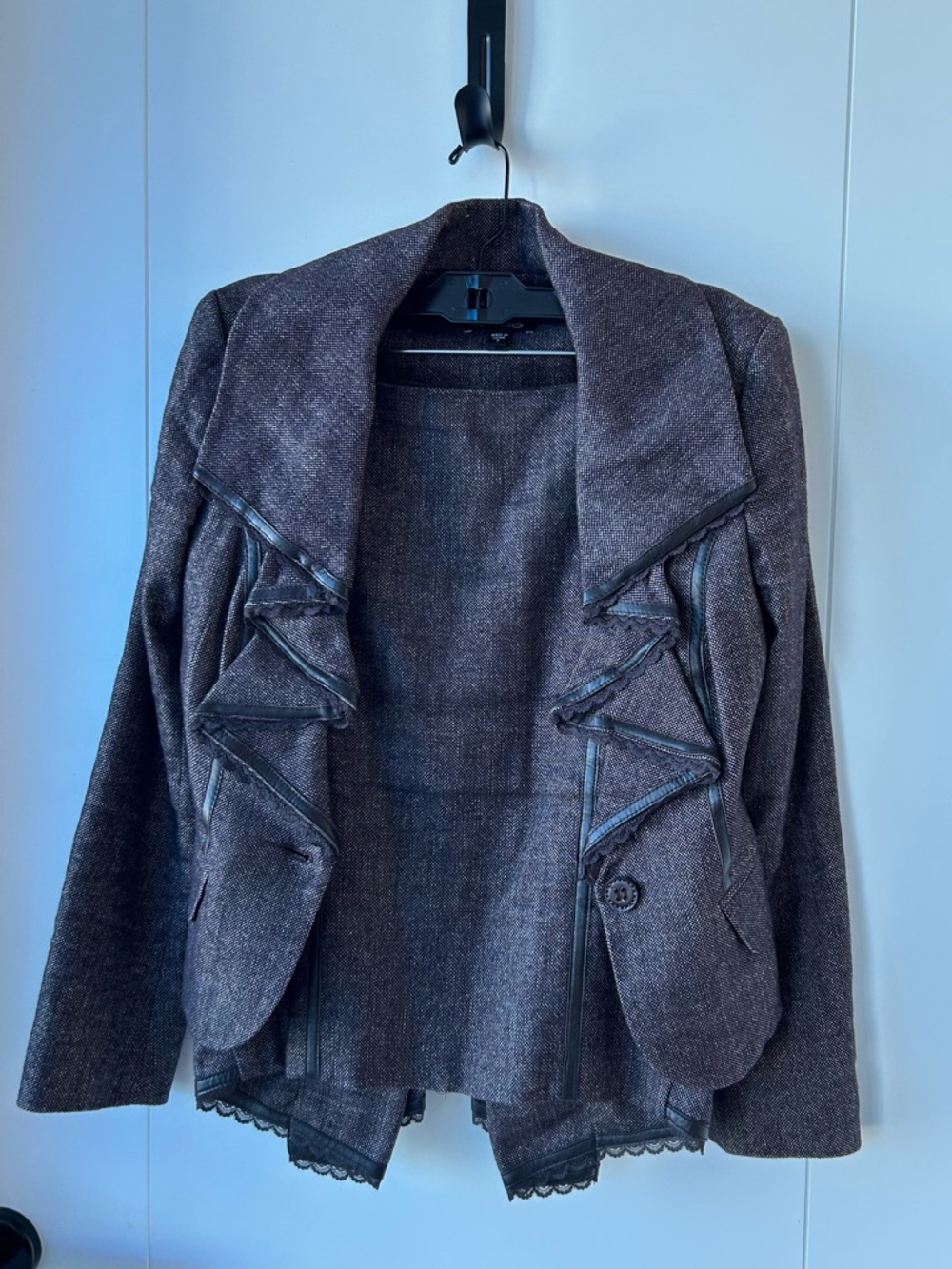 Chocolate Brown tweed suit set